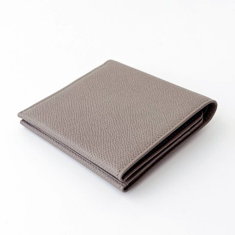 ［ボントーノレザー］　薄型二つ折り財布 [ESP-6692]トープ