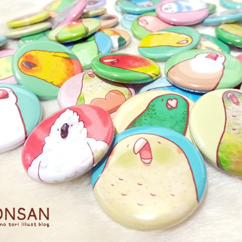 MONSAN もんフレンズ 缶バッジ2個セット