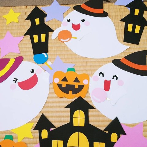 ハロウィン壁面飾り♪お城