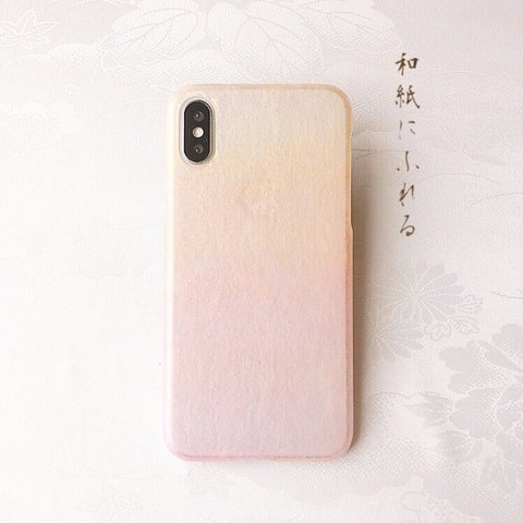 和風 和紙 春霞 iPhone和柄スマホケース【iPhone/その他対応あり】  