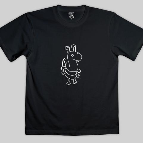 Tシャツ ウサギ ホワイトorブラック