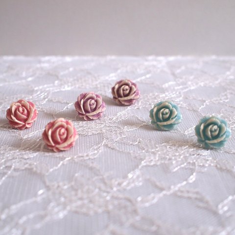 antique rose〈イヤリング〉