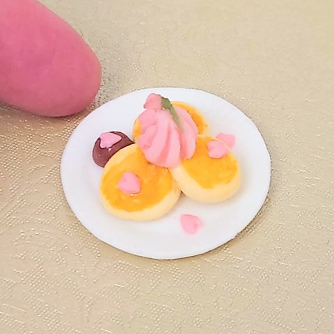 【ミニチュア】桜のパンケーキ