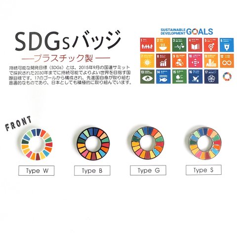 SDGsバッジ ゴールド