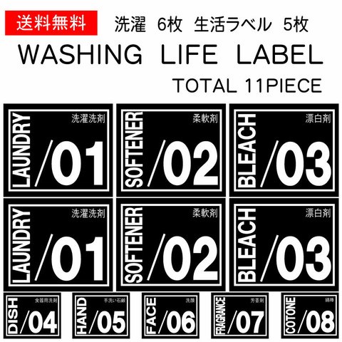 【 送料無料 】 耐水 洗剤  ラベル  NO,(ナンバー)　1L(A)推奨（１Ｌ（A）・６２０ml・４００ml使用可能）