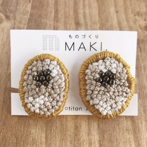 《再販》つぶつぶ刺繍/ﾗﾃ × ﾏｽﾀｰﾄﾞ (受注製作)