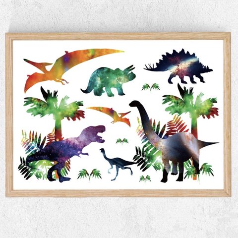 宇宙恐竜✴︎ インテリアポスター