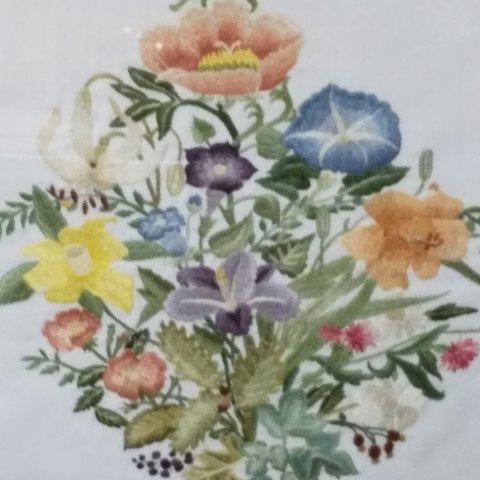 花の刺繍