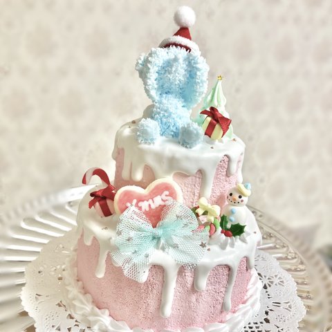 ぷにくまサンタのspecial christmas cake スクイーズ