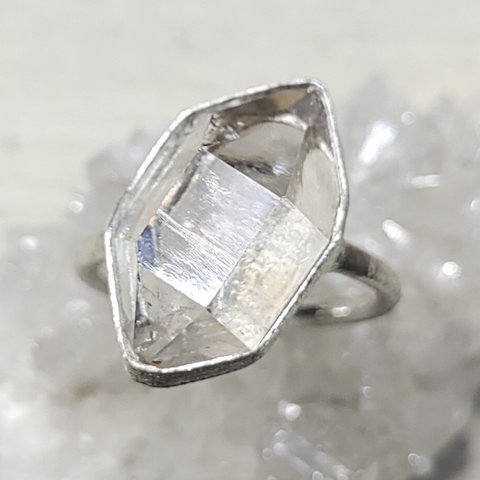 太古の水＊herkimer 925 ring