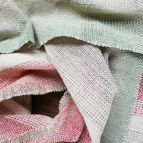 [送料込み]綿糸の手織りのストール