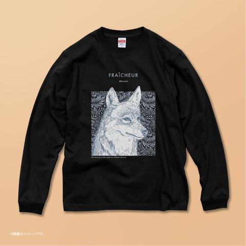 ハイクオリティー ロングTシャツ「Wolf」/送料無料