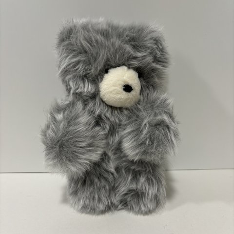 〈Bear space out〉18cm 毛の長いぬいぐるみ