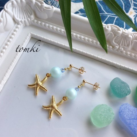 夏！海！ ひとでピアス