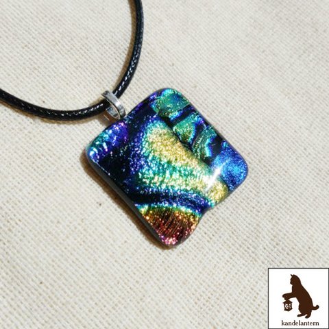 Dichroic glass pendant ダイクロガラスのペンダント（KL00003）