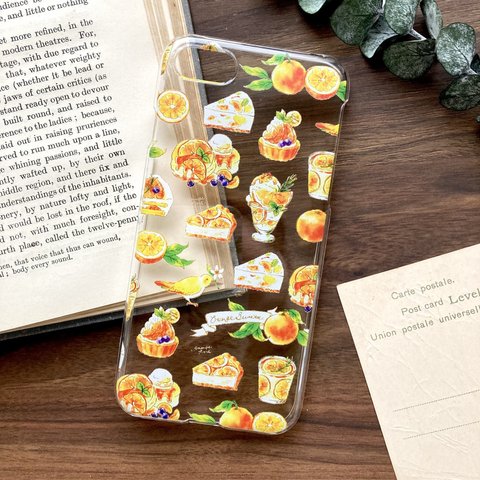 Orange Sweets CLEAR CASE｜オレンジスイーツスマホケース（iPhone・Android各種）