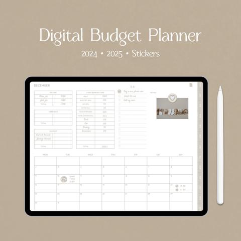 デジタル家計簿  デジタルステッカー付き　 家計簿 / Goodnotes / iPad / Planner/ お金管理