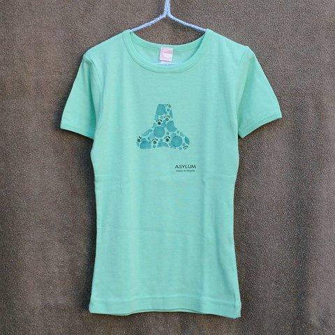 ハンドスタンプTee　Women's モノグラムテトラ　Peppermint　size Women's S