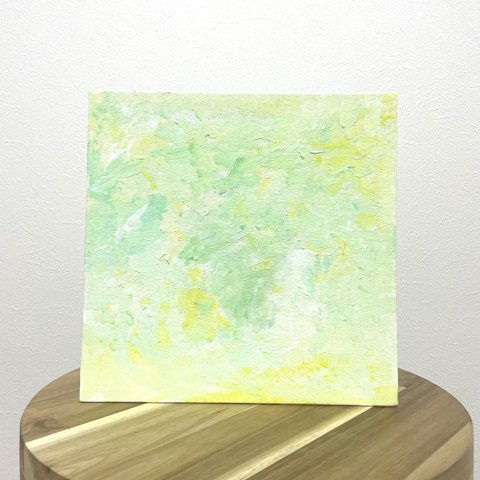 パステルカラーのキャンバスアート Yellow×Green