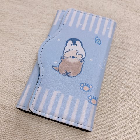 キーケース　もこぺん　ふわもこライフ-らっこ-