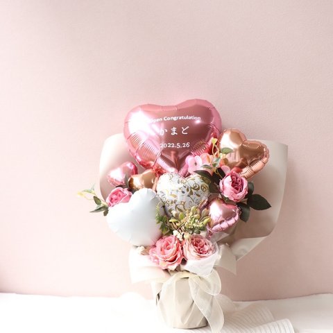 No.11　balloon arrangement (pink )