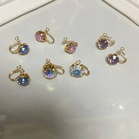 ビジューのイヤーカフ8個セット