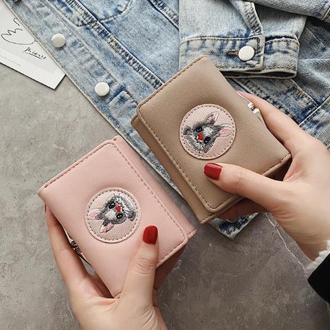 【送料無料！！】新しい財布ショートかわいいシンプルシンプルカードバッグゼロ財布
