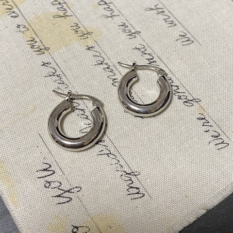 1セット✦シンプルフープピアス