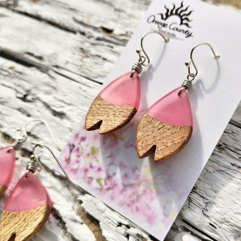 桜の花びら　ピアス・イヤリング