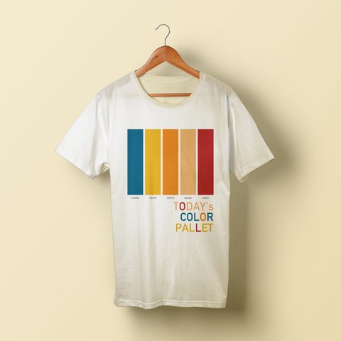 Tシャツ　Todays Color Pallet　クラシカルカラー　男女共用サイズ