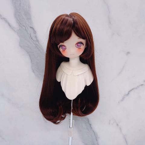 BJD 1/3 1/4  1/6人形 ドール用ウィッグ カツラ 耐熱 ハンドメイドzxww-6