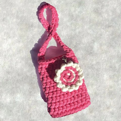 Crochet mini bag with Naruto
