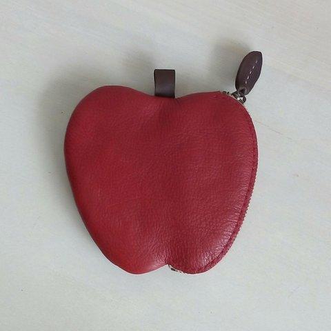 リンゴのコインケース(赤)