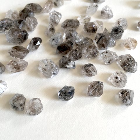 ハーキマーダイアモンド：小粒タンブル3粒セット