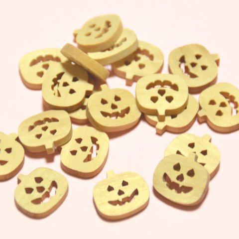 Halloween*ウッドボタン*木製*デコパーツ*ダイカット*ハロウィン*パンプキン