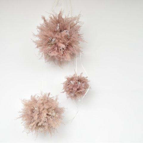 【送料無料】Flying Fluffy Ball 3size Set / Ash Pink /フライングボール/フライングリース