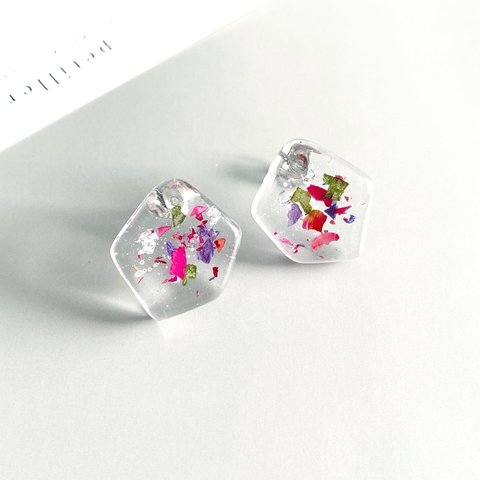 vivid flowerのペンタゴン　pierce/earring