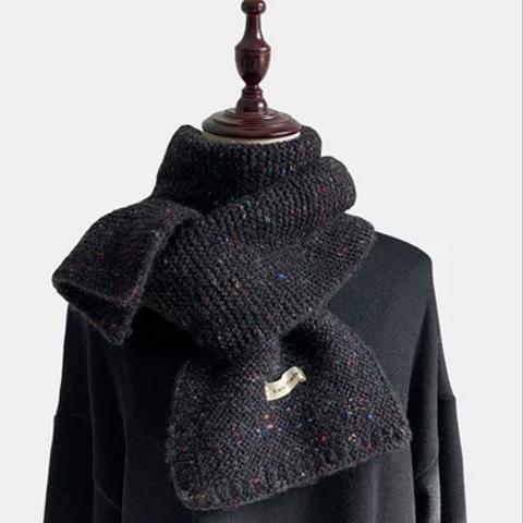マフラー 小香風冬の新型 高級感 ショート 毛糸 マフラー