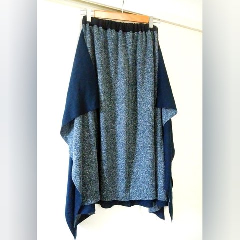 《残り1点》dual-layered knit skirt 接結コットンニットスカート