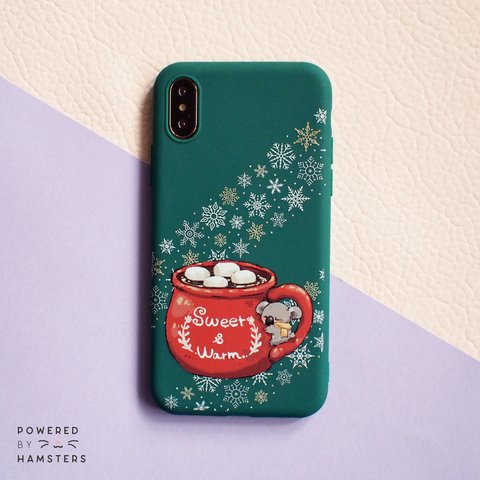 iPhone 対応スマホケース,心温まるクリスマスiphone (14 pro, 13mini, SE(2), 13, 14 pro max,)