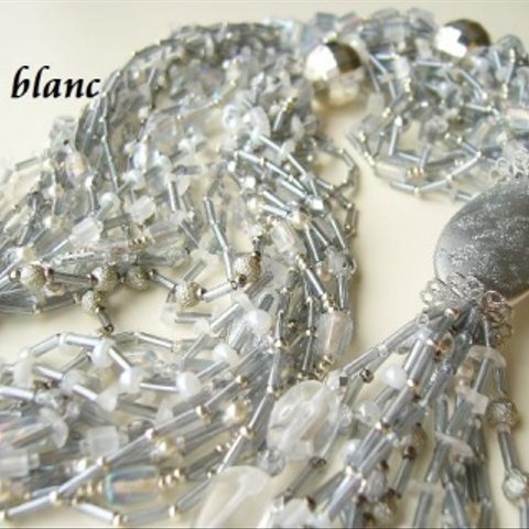 シャイニーネックレス（silver）[N-0158]