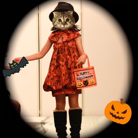 かぼちゃ型　女児　ドレス 《 　Citrouille mignonne　 》KANASUKE No.200295