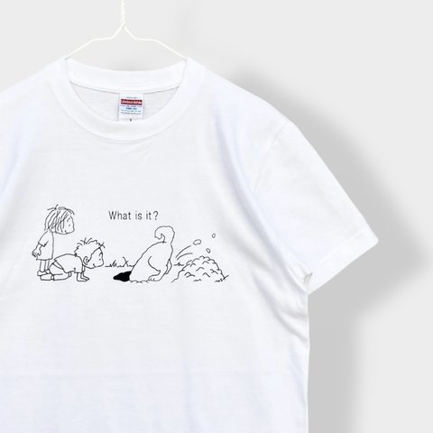 Tシャツ「ここ掘れ！わん！」ホワイト