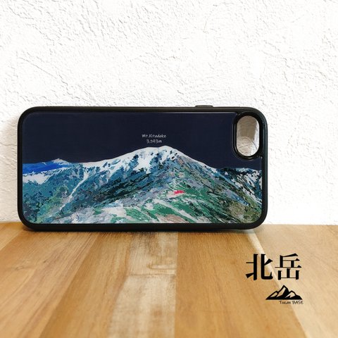 北岳 白峰三山 iphone スマホケース アウトドア 登山 山