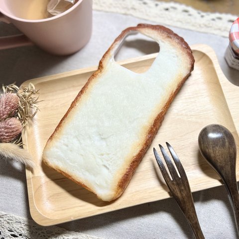 《受注制作》ふんわり生食パンのスマホケース