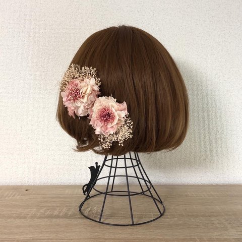 ✳︎桜のヘア飾り・桜とかすみ草✳︎