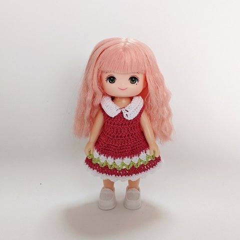 チューリップのワンピース🌷ミキちゃんマキちゃんサイズ