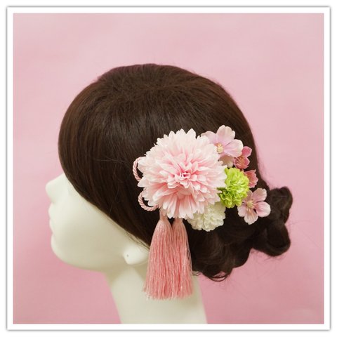 着物 成人式 髪飾り 卒業式 桜 袴 和装 花