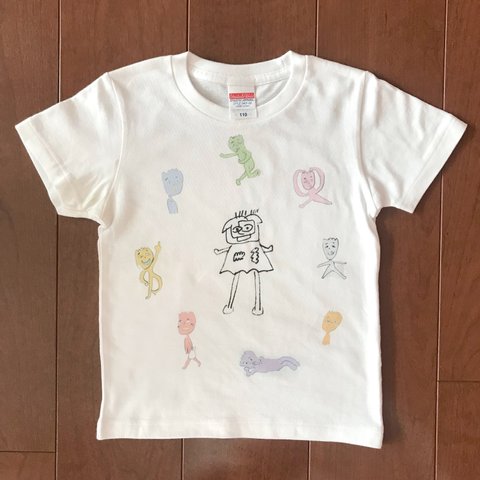 じゆうななかまたちTシャツ/こども向け