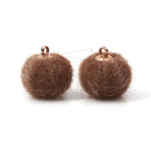 BSC-362-G【4個入り】ファービーズチャーム,Fur Bead Charms/15mm x 17mm